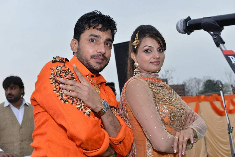 Deep Dhillon And His Wife