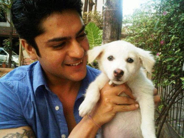 Ashish Kapoor Holding Dog