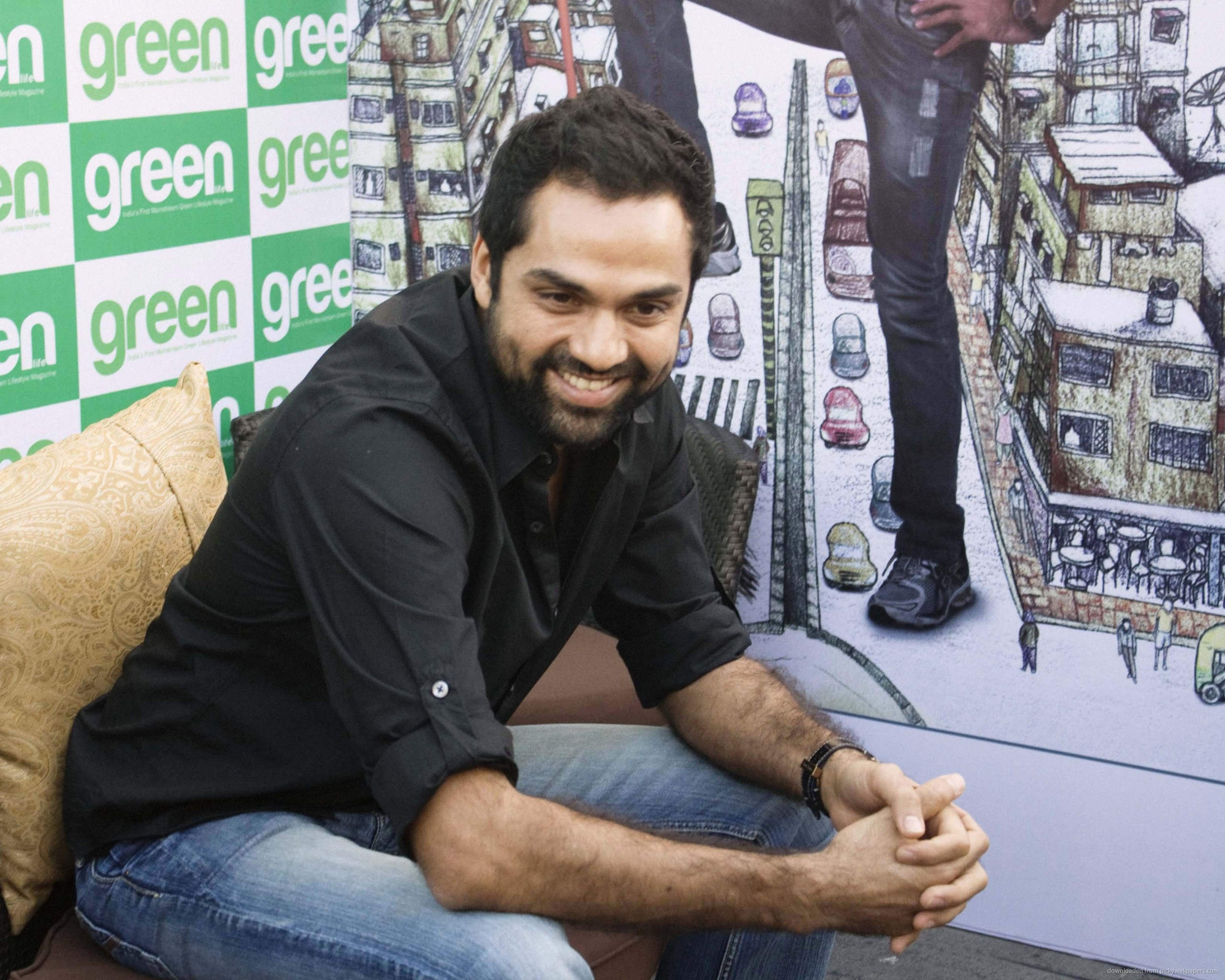 Abhay Deol Laughing Picture