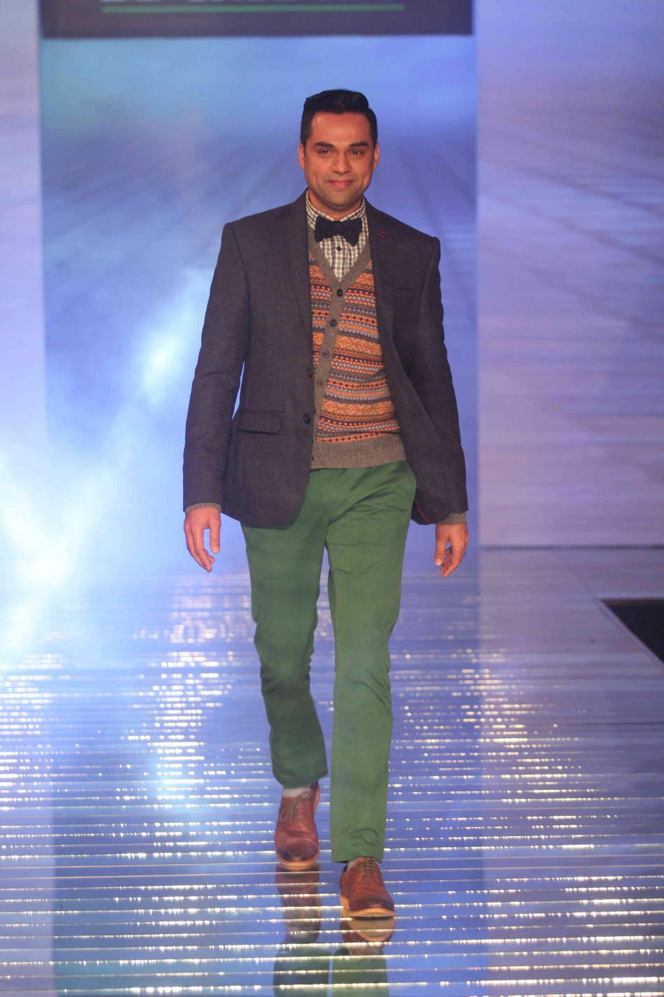 Abhay Deol Wearing Blezer With Green Trouser