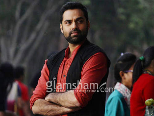 Actor Abhay Deol In Red Shirt