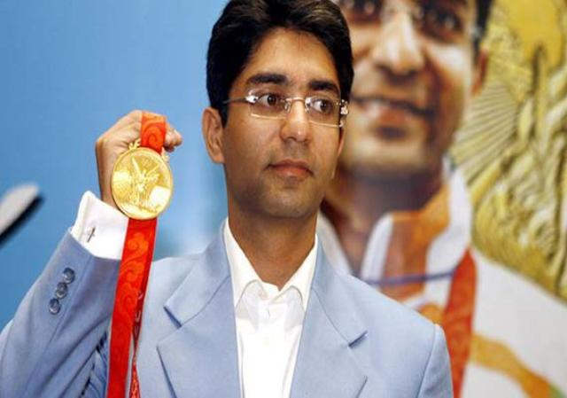 Abhinav Showing Gold Medal