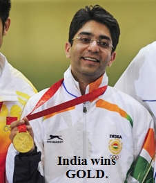 Abhinav Wins Gold Medal