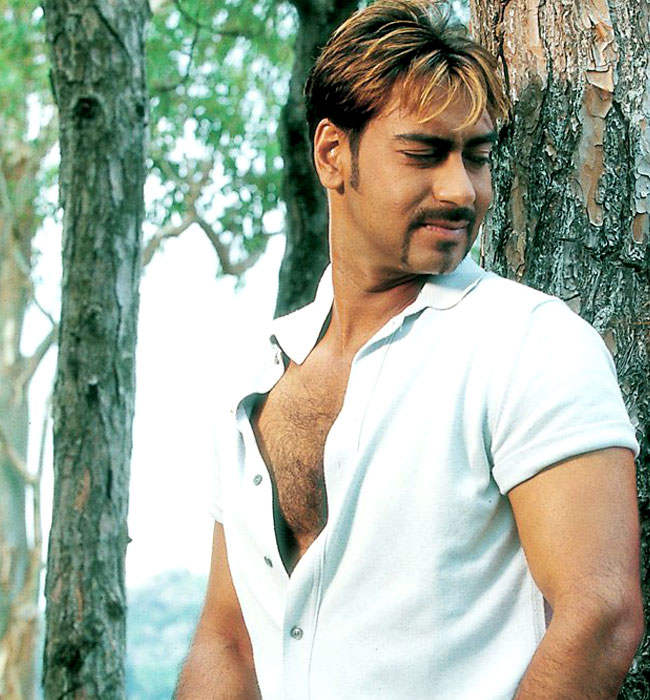 Actor Ajay Devgan Wearing White Shirt