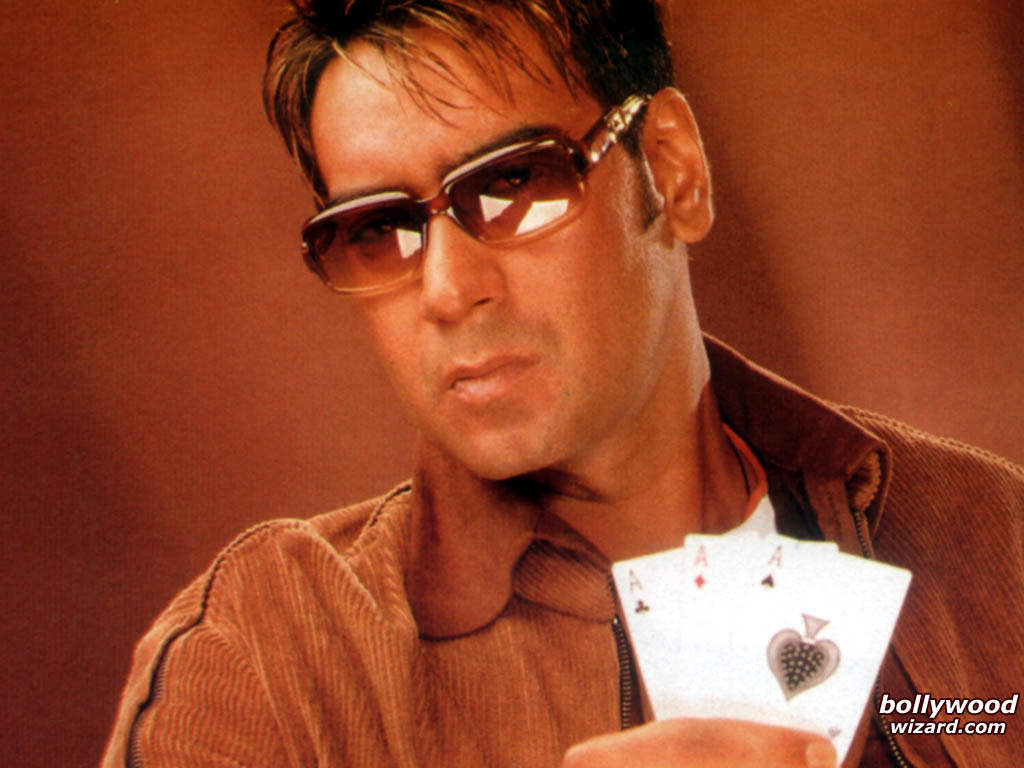 Ajay Devgan Showing Cards