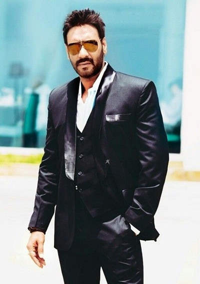Ajay Devgan Wearing Black Formal Dress