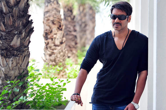 Ajay Devgan Wearing Black T-shirt