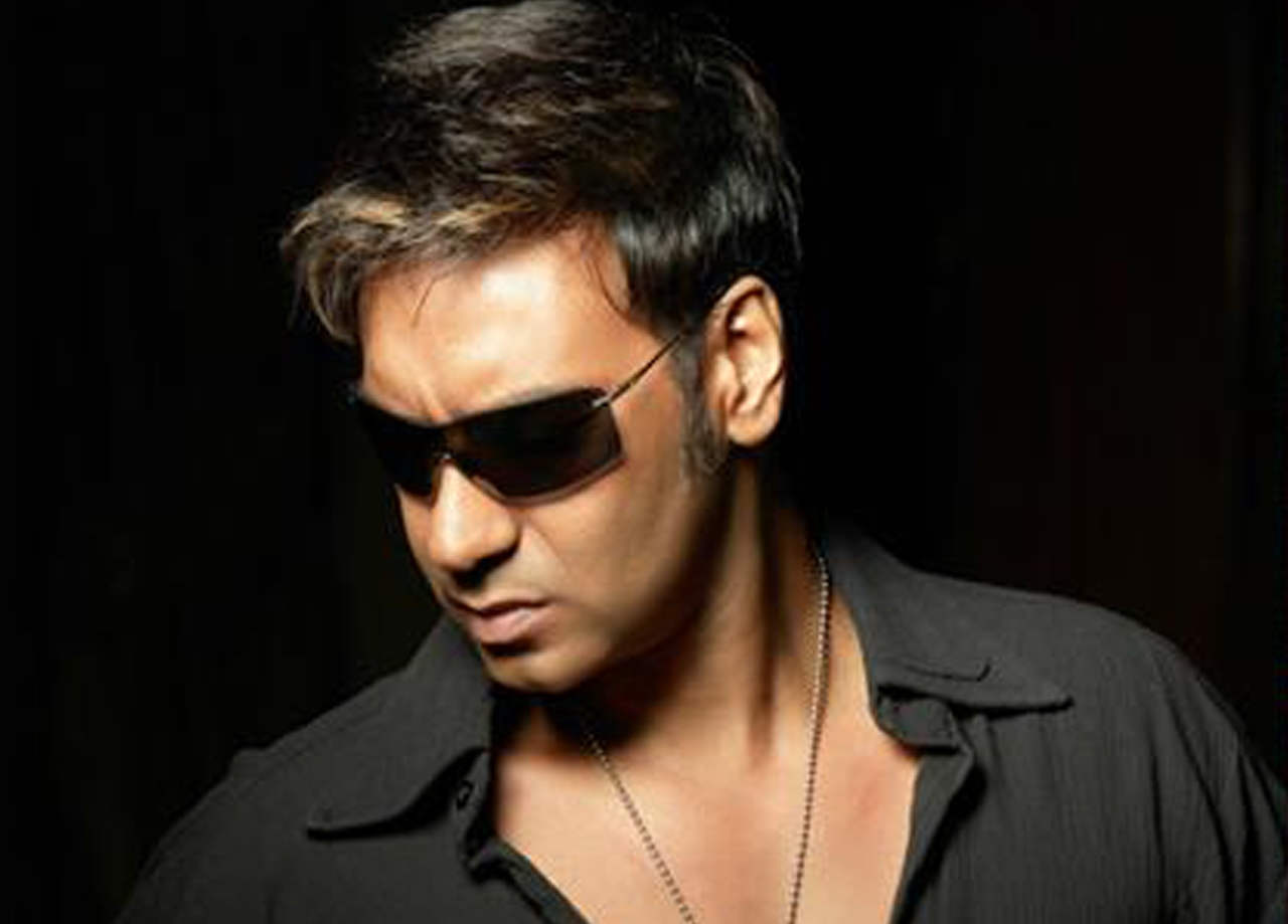 Ajay Devgan Wearing Stylish Black Goggles
