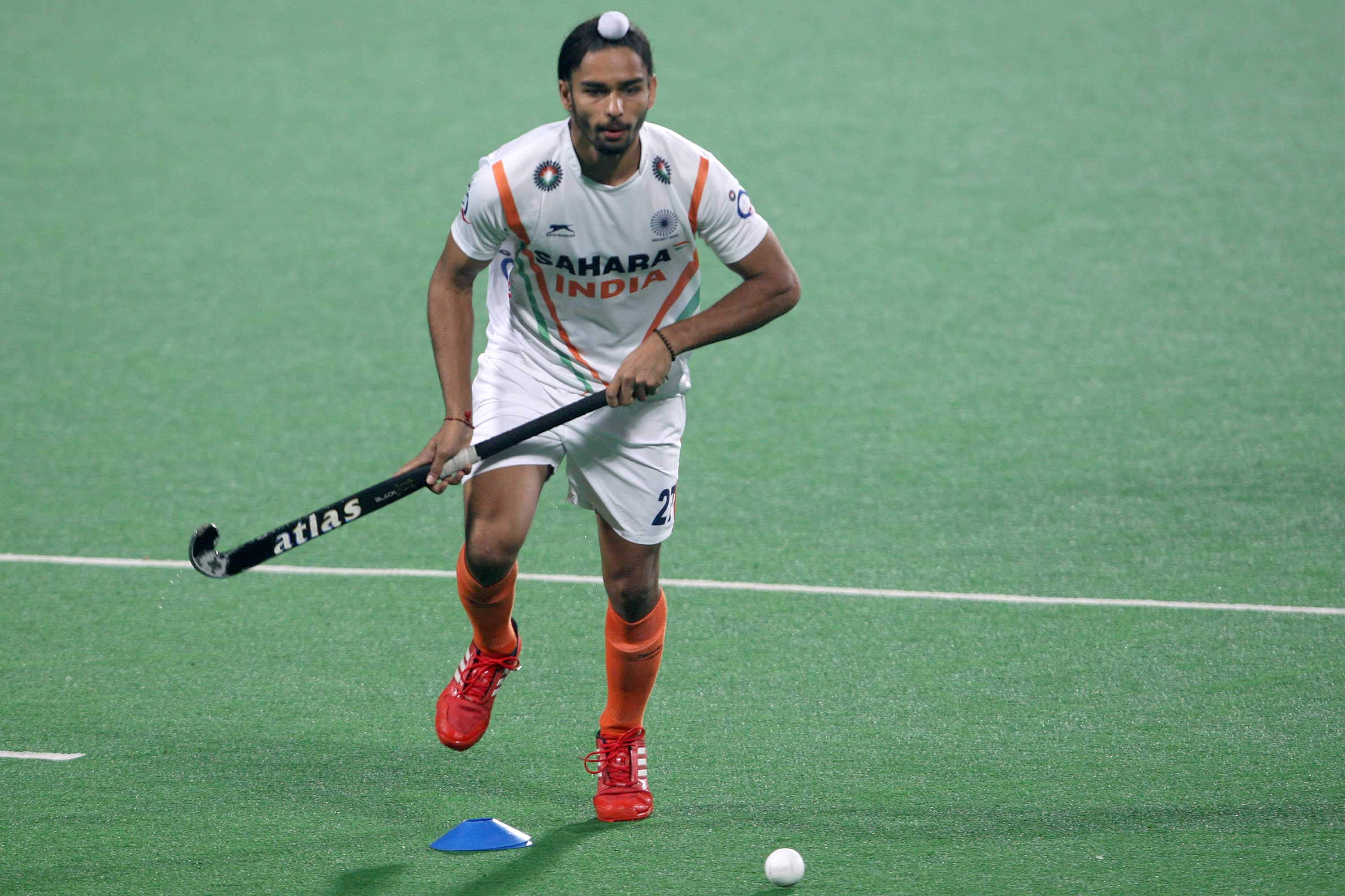 Akashdeep Singh Playing In Ground