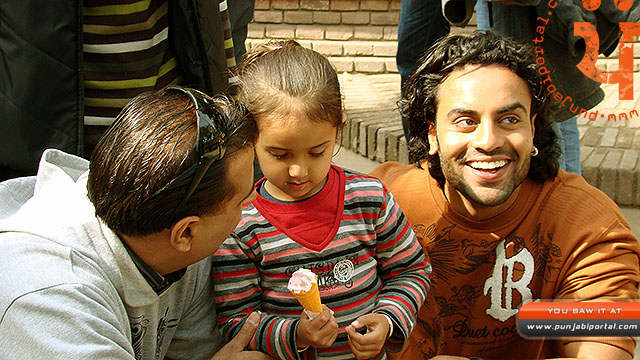 Aman Dhaliwal With Kid