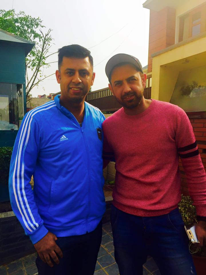 Aman Hayer With Gippy Grewal