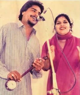 Amar Singh Chamkila With His Wife