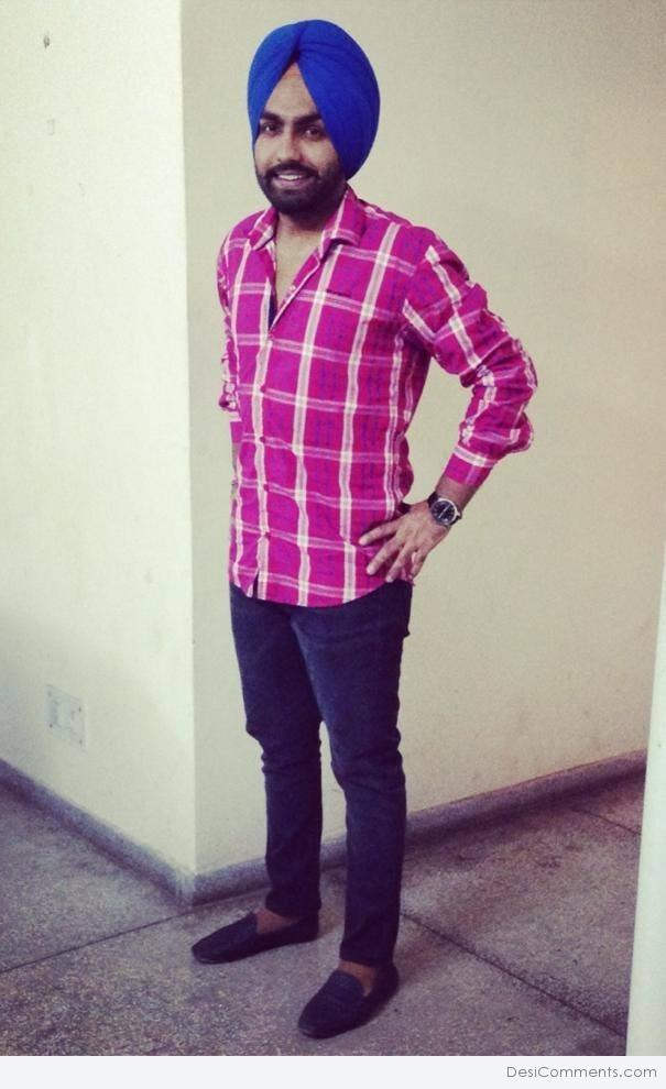 Ammy Virk In Check Shirt