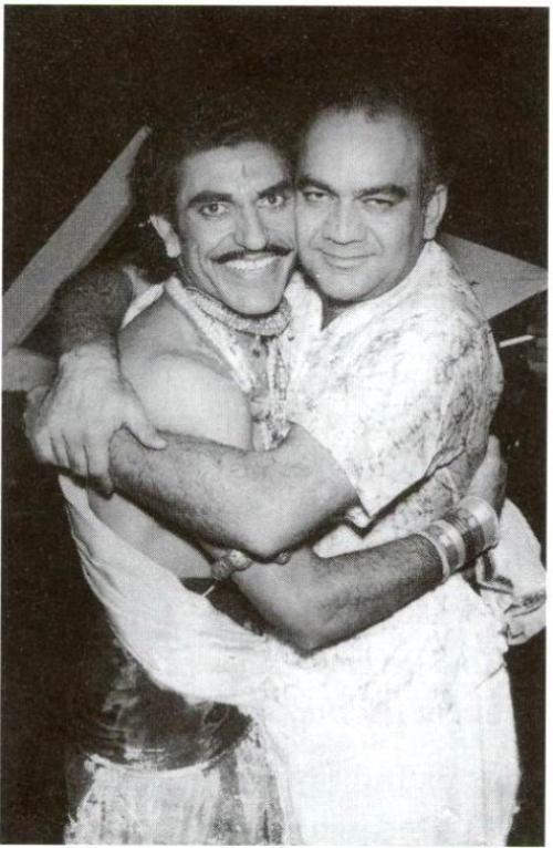 Amrish Puri With Other Actor