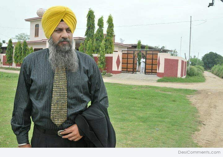Amritpal Singh Billa Wearing Yellow Turban