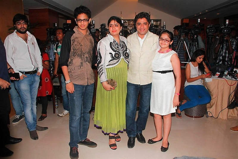 Anand Raj Anand With His Family