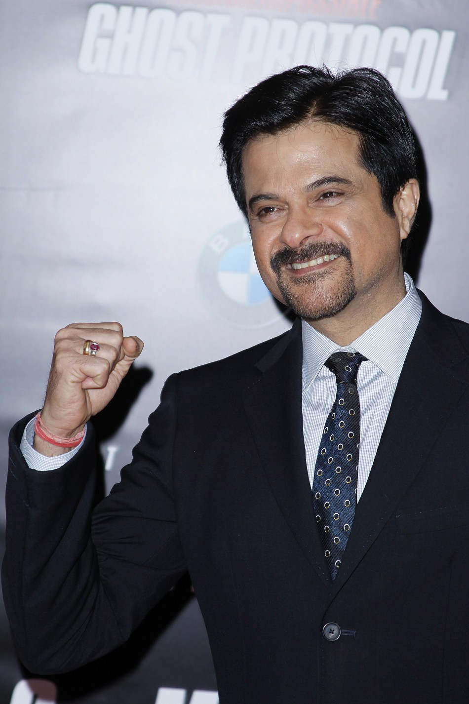Anil Kapoor Showing Punch