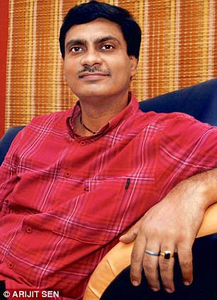 Aniruddha Bahal In Red Shirt