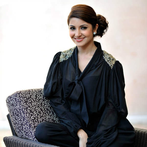 Actress Anushka Sharma Smiling