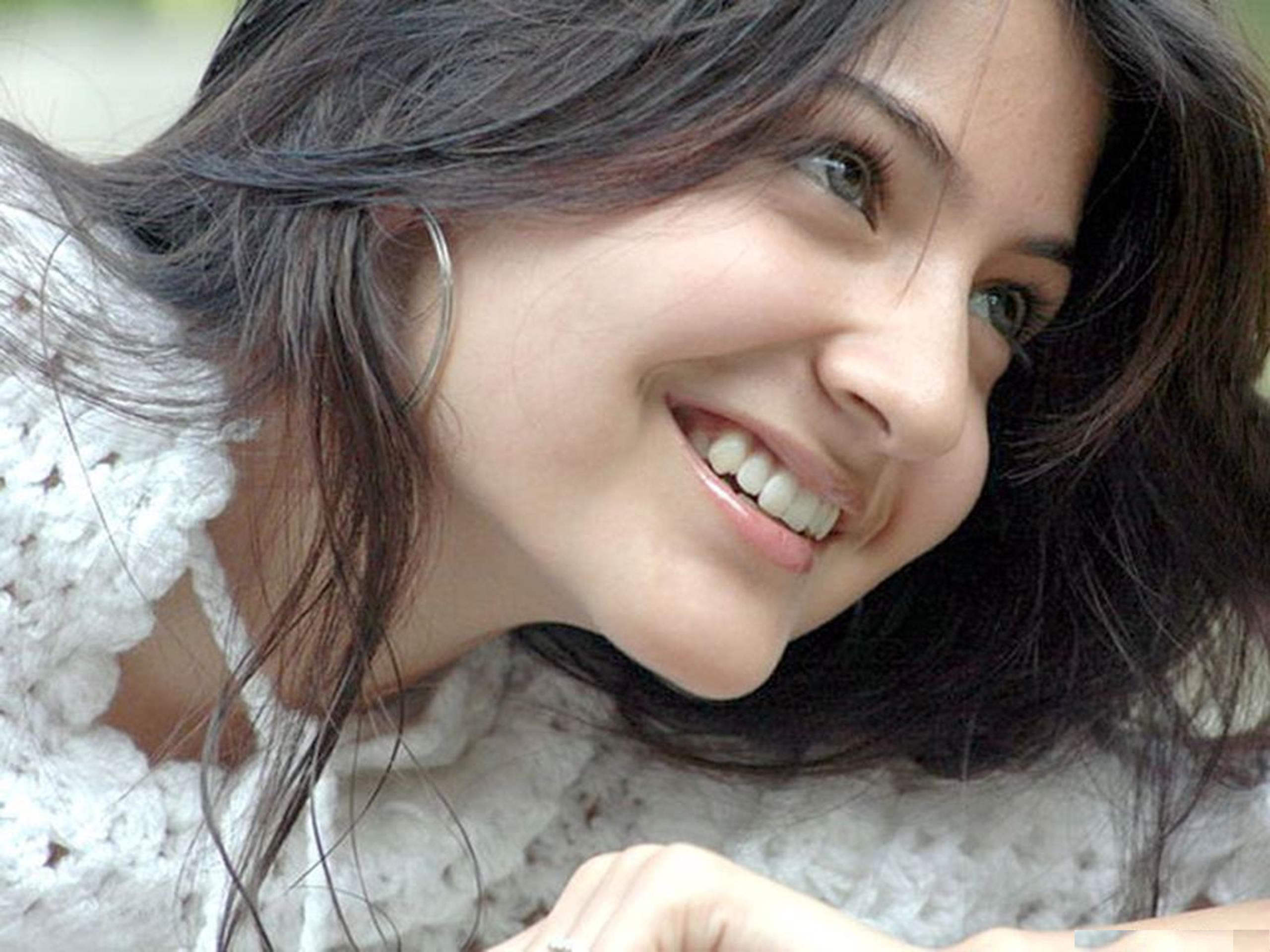 Actress Anushka Smiling