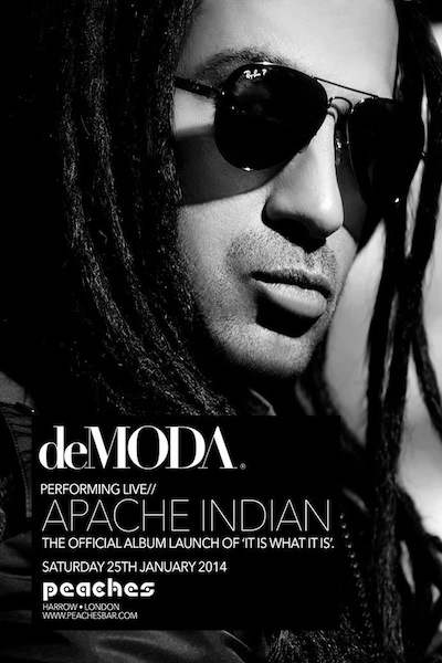 Apache Indian Wearing Black Goggles