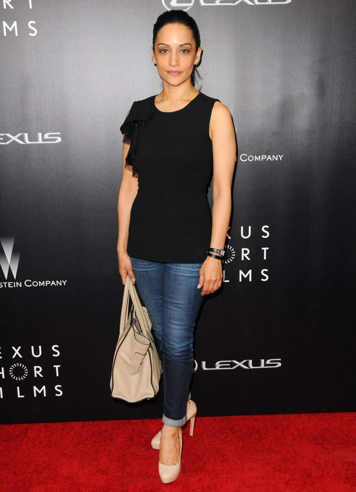 Archie Panjabi In Casual Outfit