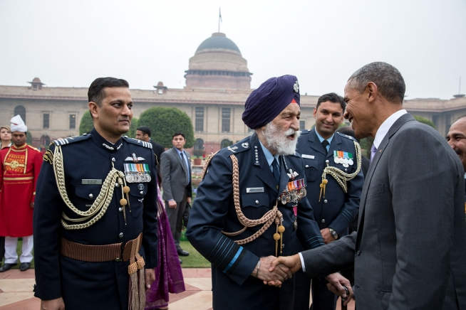 Arjan Singh And Barack Obama