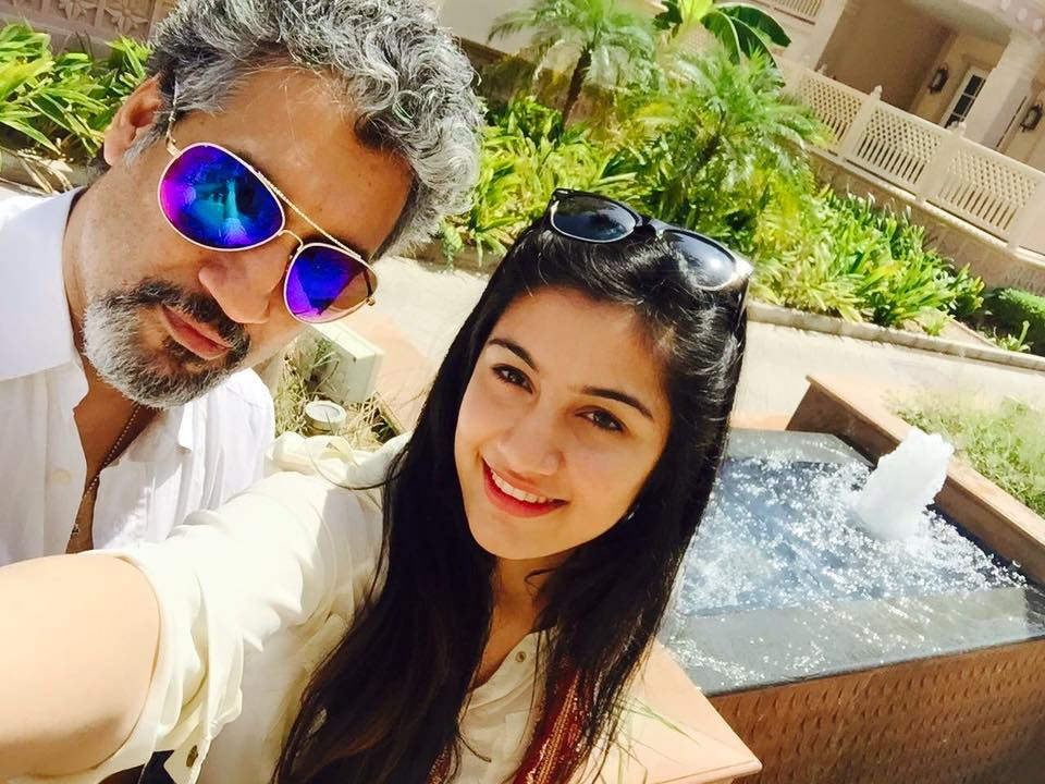Atul Wassan With His Daughter