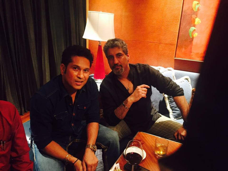 Atul Wassan With Sachin Tendulkar