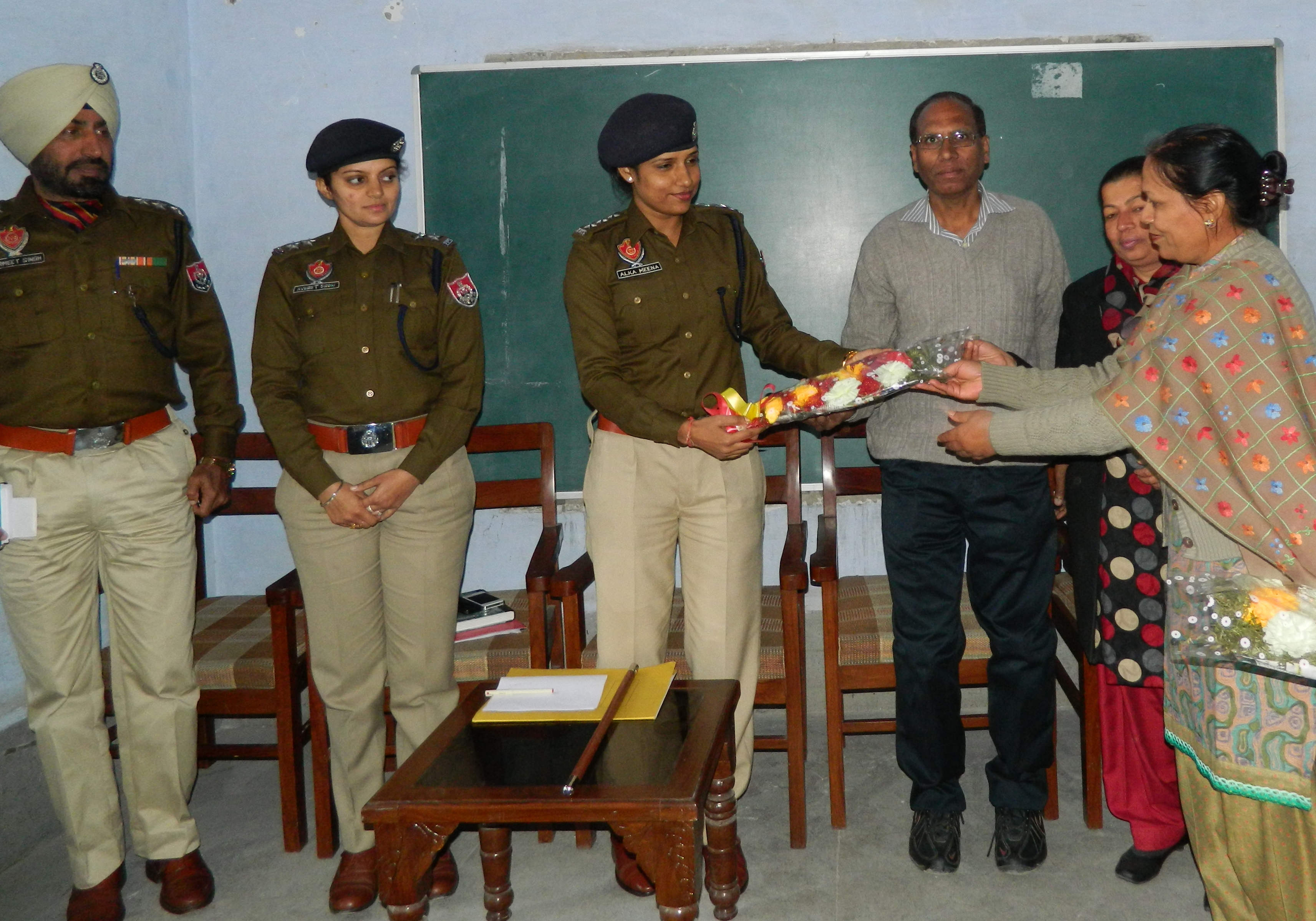 Avneet Sidhu In Police Uniform