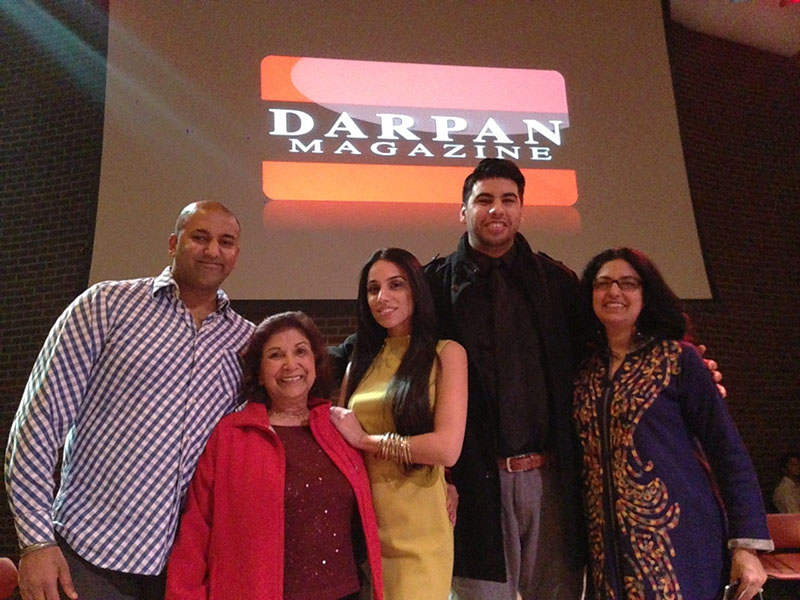 Balinder Johal With His Family