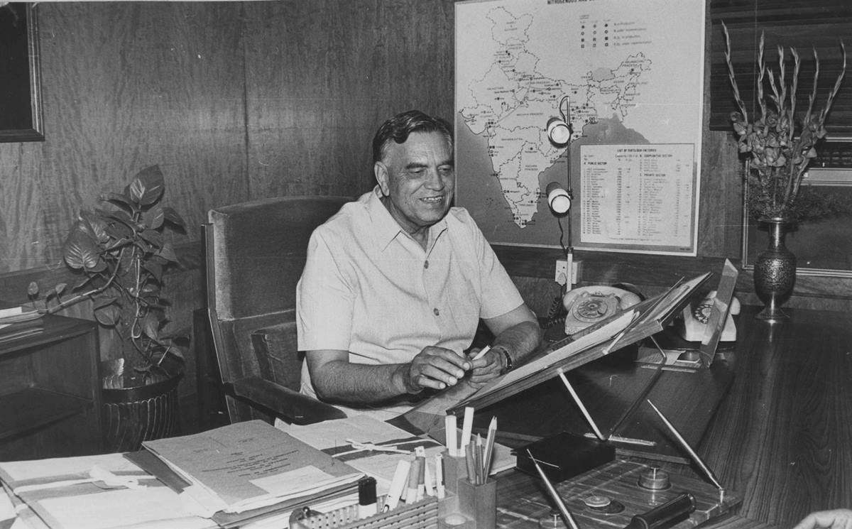 Balram Jakhar In His Office
