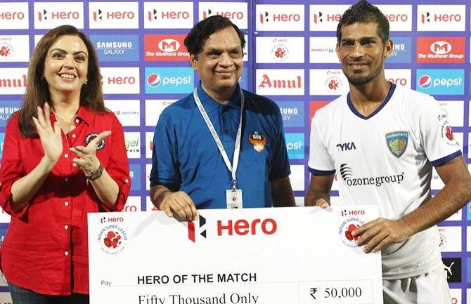 Balwant Singh Bacome A Man Of The Match