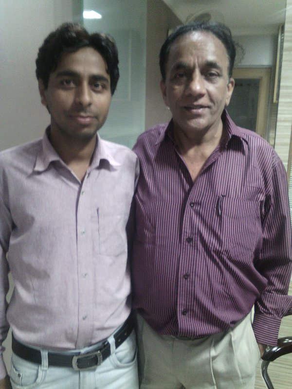 Banwari Lal Jhol With His Fan