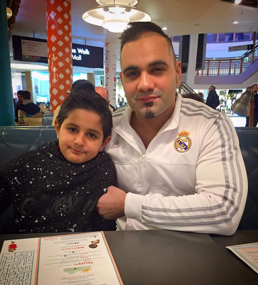 Benny Dhaliwal With His Son