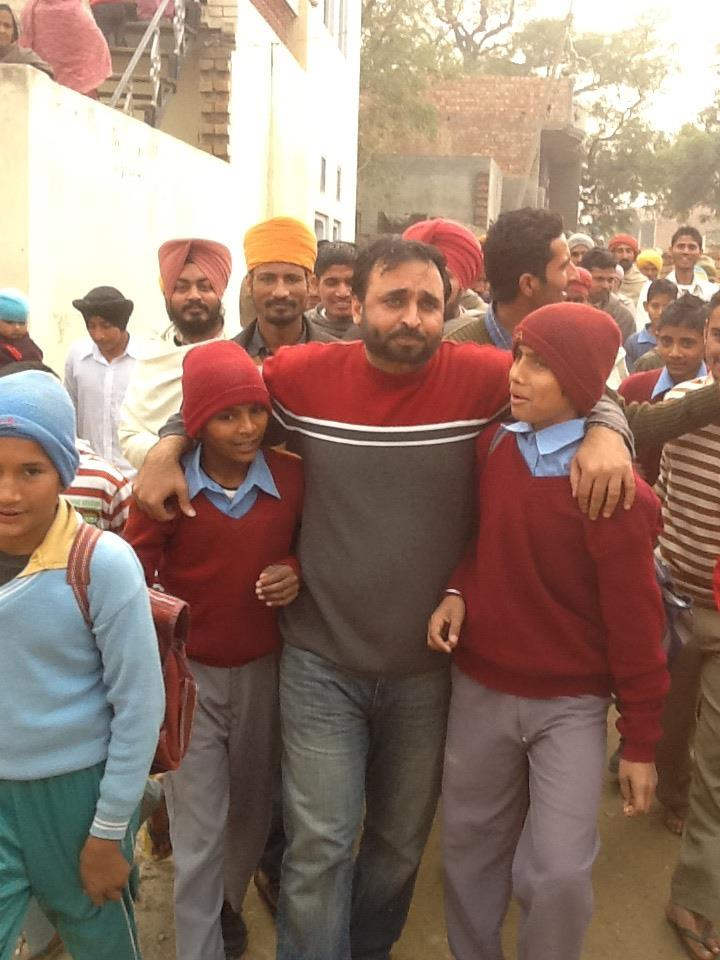 Bhagwant Mann With School Childrens