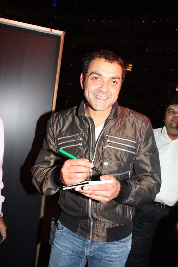 Bobby Deol Signing Autograpg