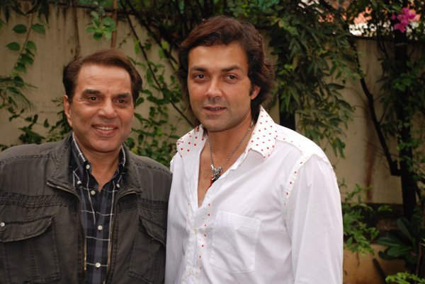 Bobby Deol With His Father