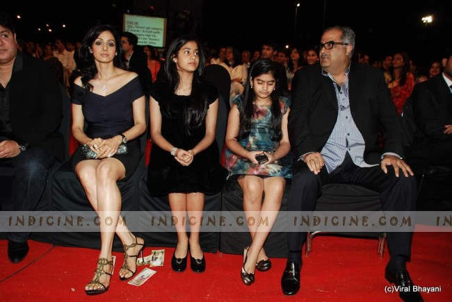 Boney Kapoor With His Family