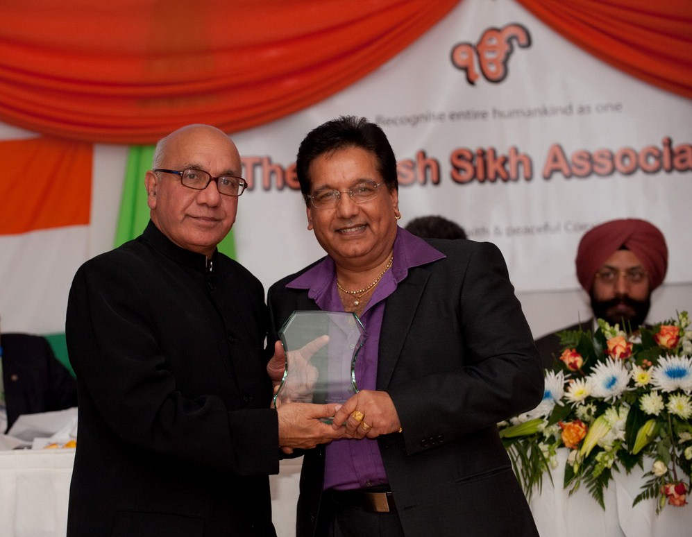 British Sikh Association Presents 'Sikh Jewel Award' To Channi Singh