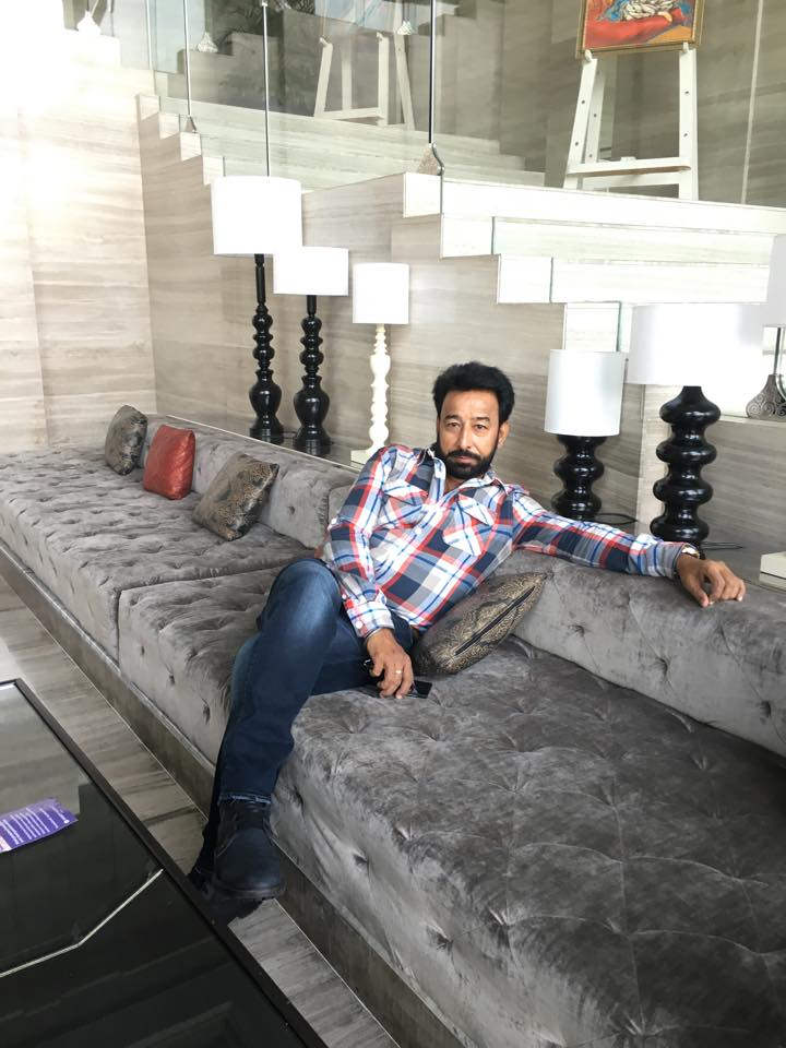 Darshan Aulakh In Cheak Shirt And Blue Jeans