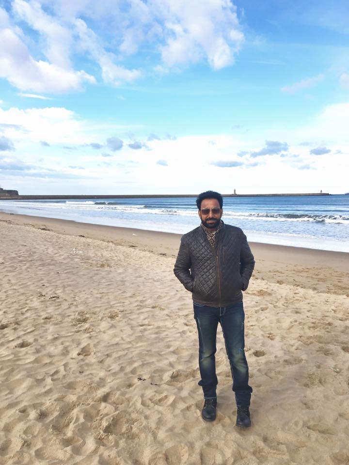 Darshan Aulakh On Beach