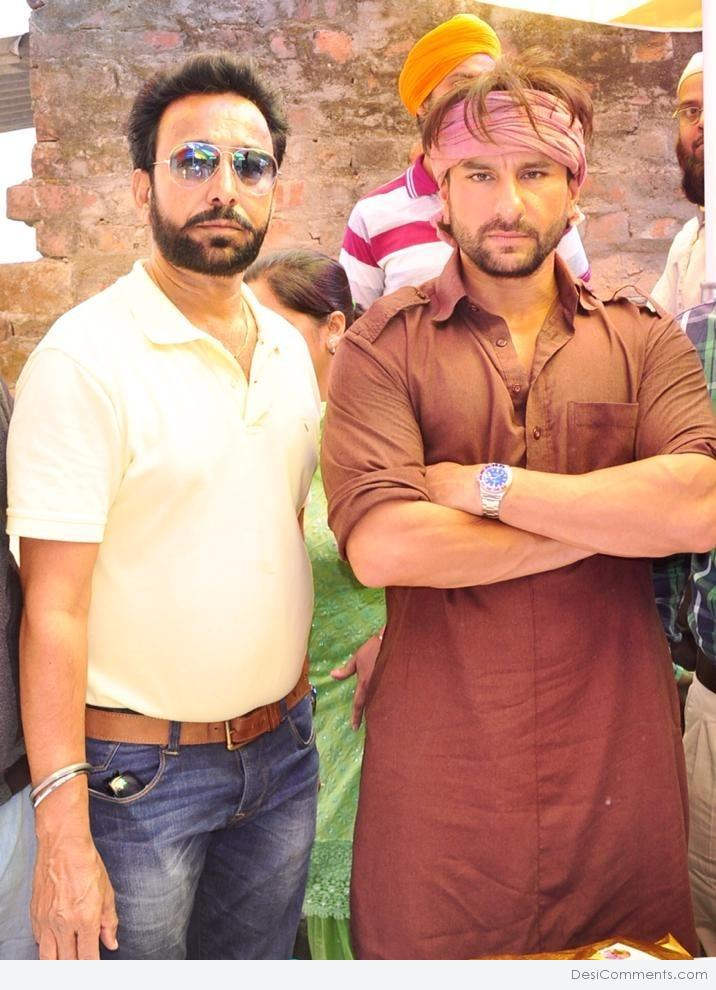 Darshan Aulakh With Saif Ali Khan