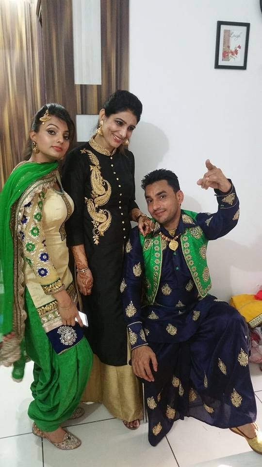 Deep Dhillon With Wife