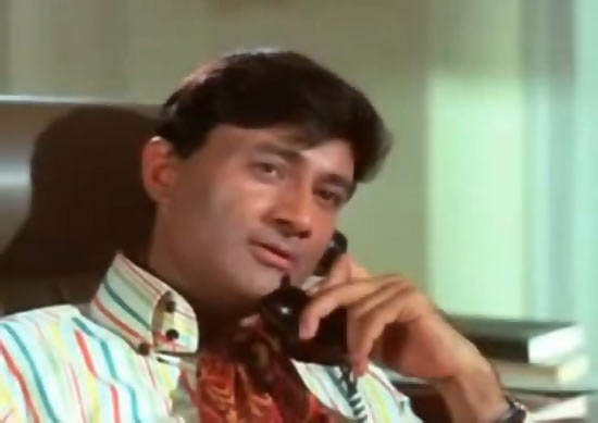 Dev Anand Talking On Phone