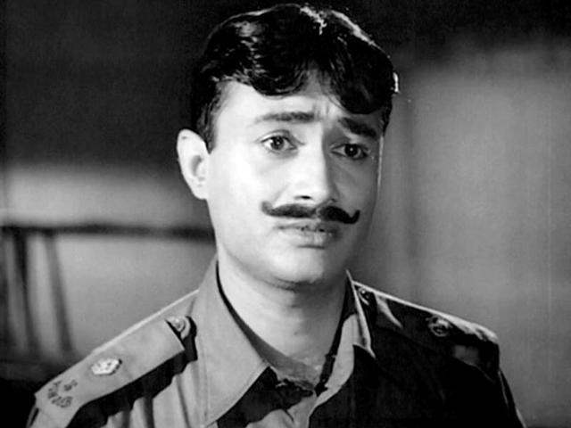 Dev Anand With Mustache