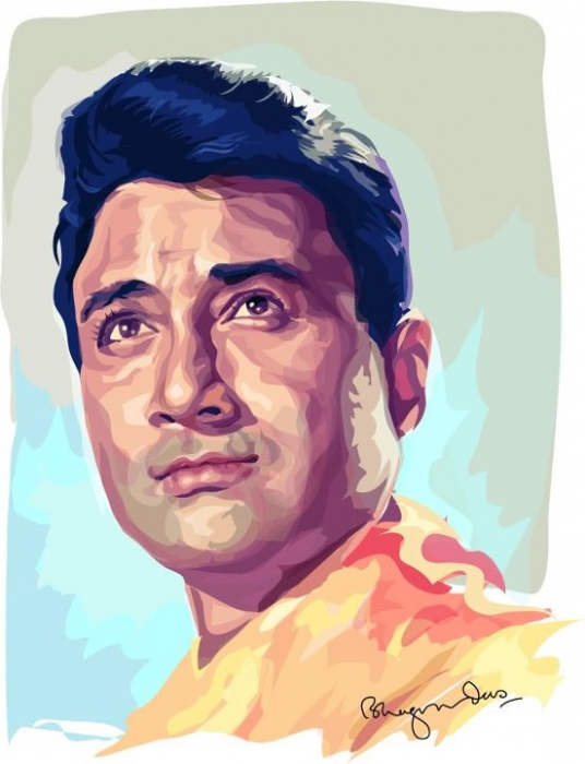 Painting Of Dev Anand