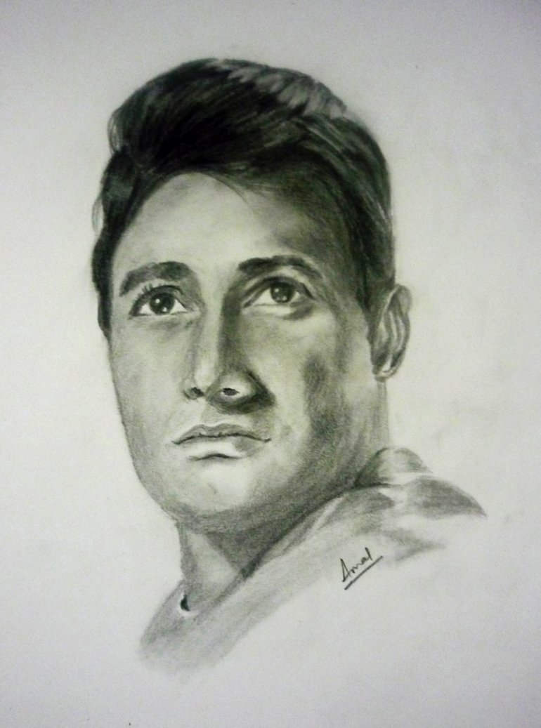 Sketch Of Dev Anand
