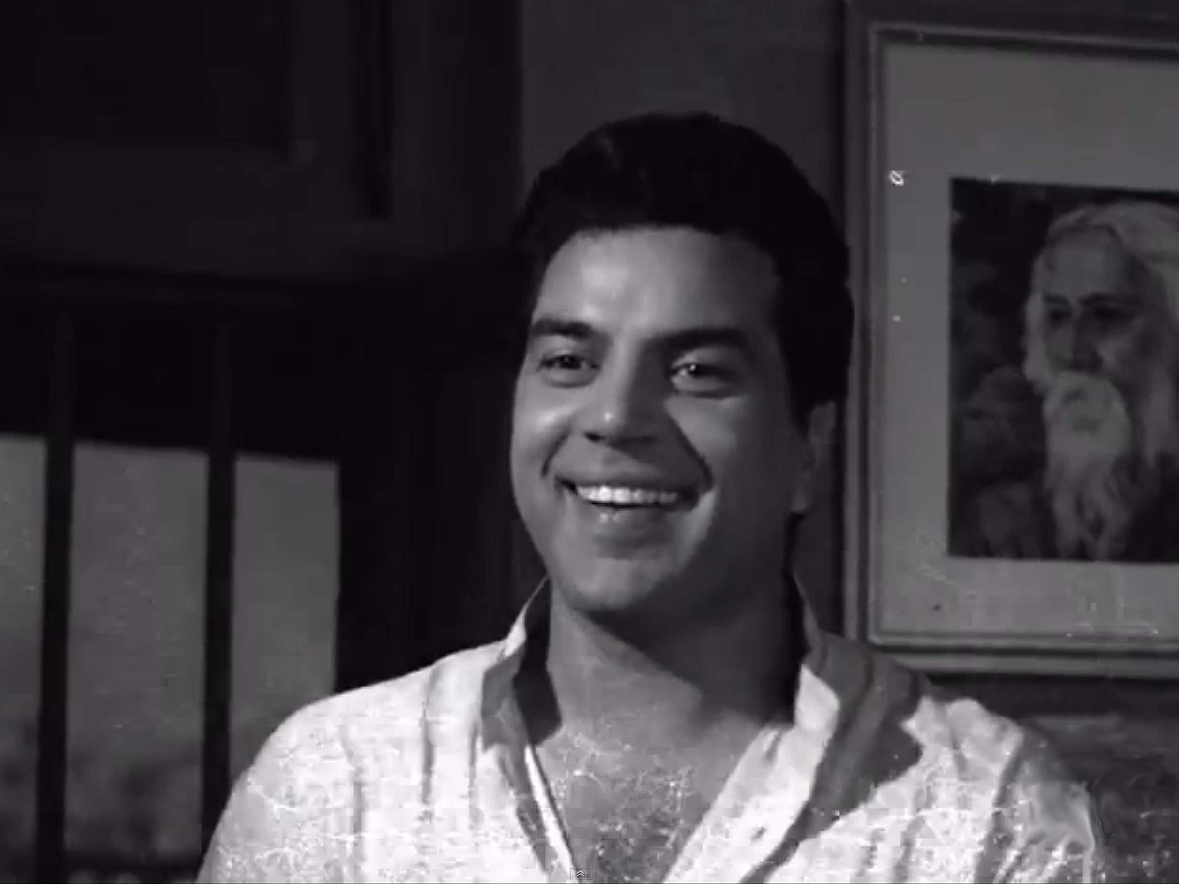 Laughing Dharmendra Picture