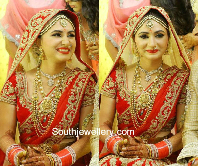 Dhriti Saharan In Wedding Dress